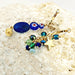 Oorbellen Creolen Novias Blue