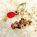 Oorbellen Creolen Novias Red