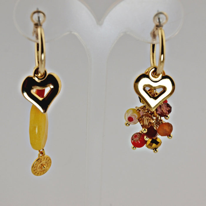 Oorbellen Creolen Novias Yellow