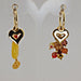 Oorbellen Creolen Novias Yellow