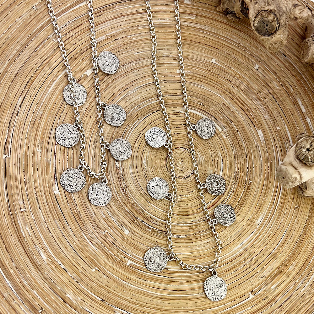 Ketting Coins Plata