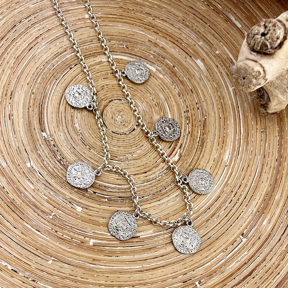 Ketting Coins Plata