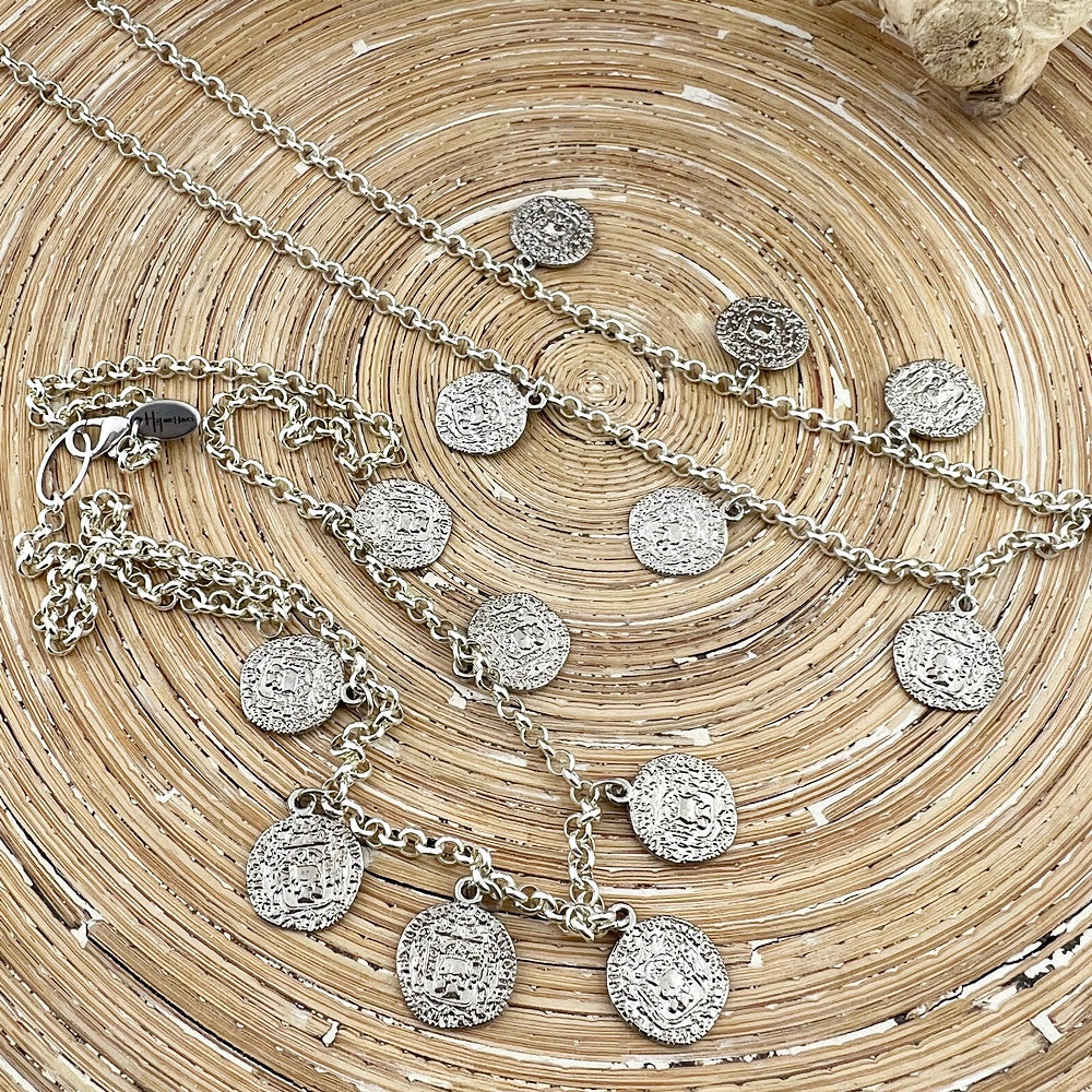 Ketting Coins Plata