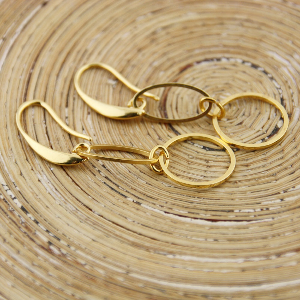 Oorbellen loops Gold