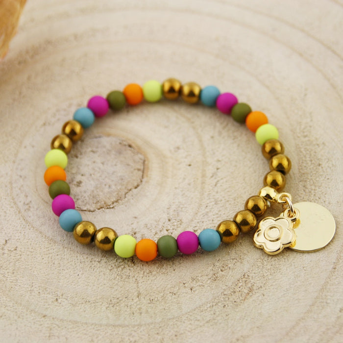 Armbandje BoHo Candy Colores de Oro