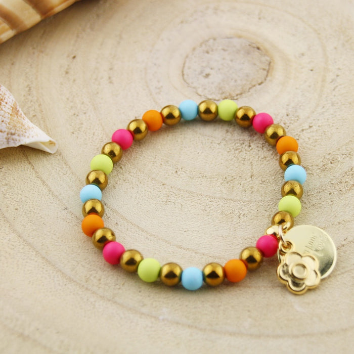 Armbandje BoHo Candy Colores de Oro
