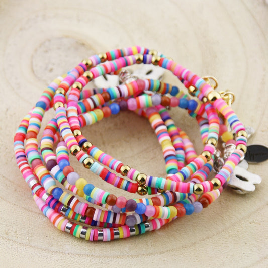 Armbandje BoHo Chanclas mini Silver