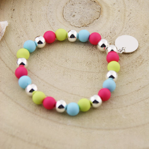 Armbandje BoHo Candy Colores de Plata