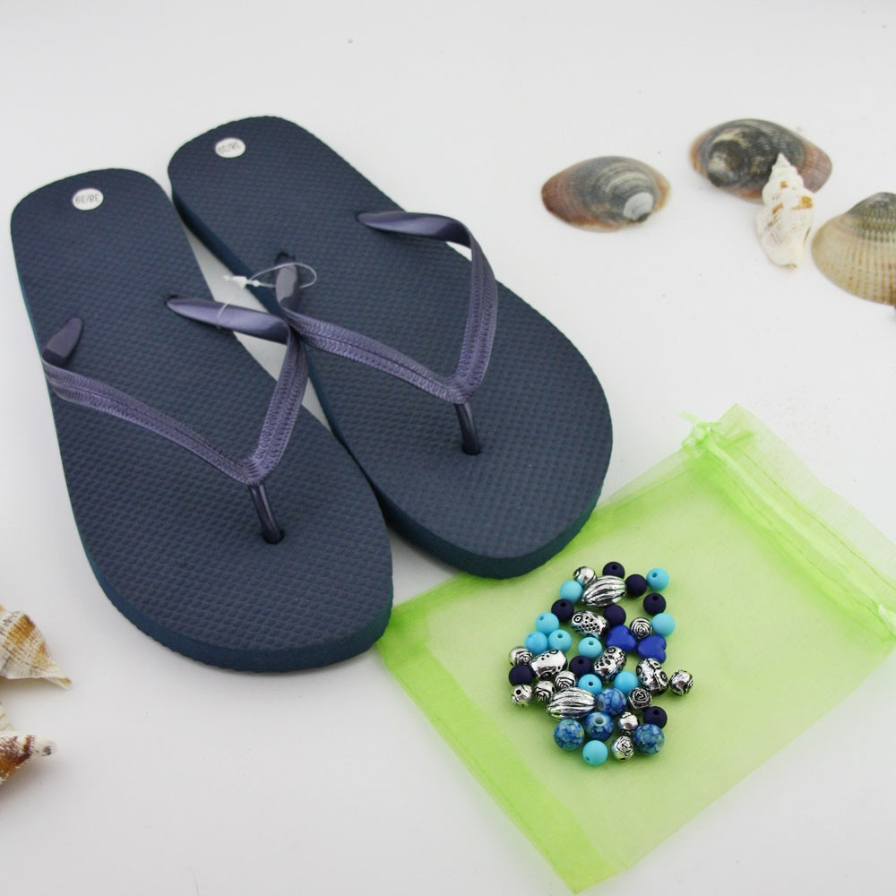 Teenslippers: Dark Blue DIY