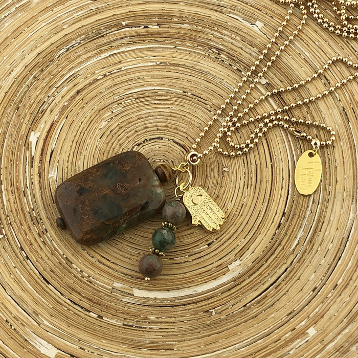 Lange ketting Autumn colors