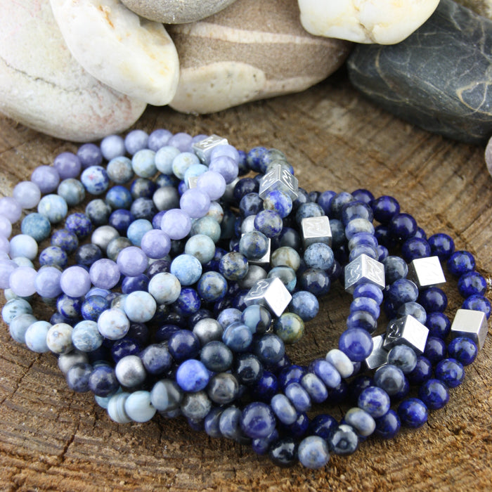 Natuursteenarmband Diego