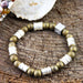 Natuursteenarmband Fuentes Fantasy Oro