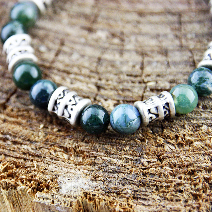 Natuursteenarmband Fuentes Fantasy Verde