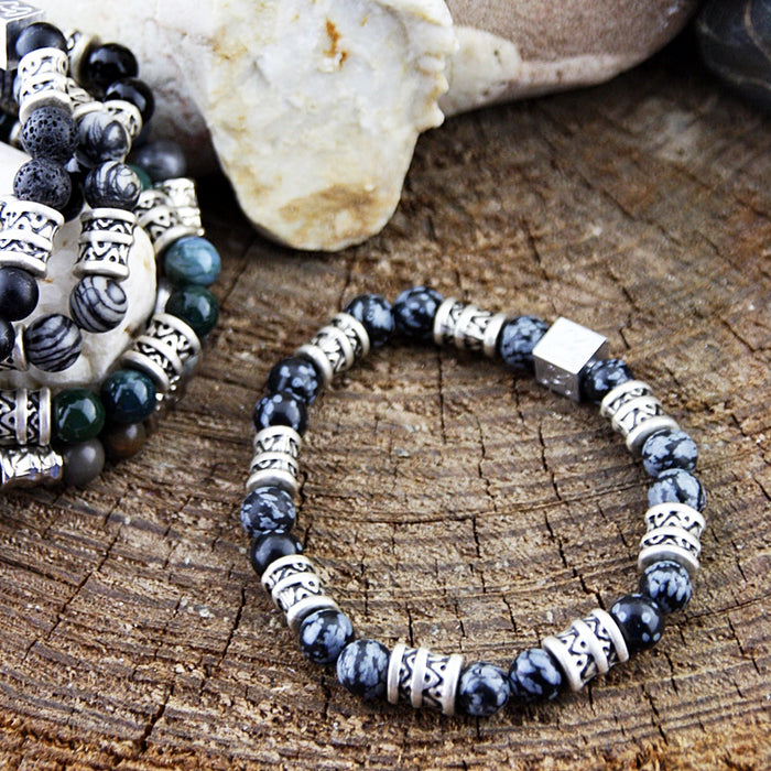 Natuursteenarmband Fuentes Fantasy Plata