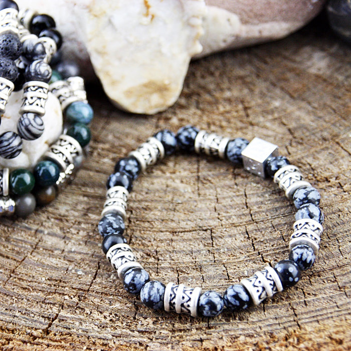 Natuursteenarmband Fuentes Fantasy Plata