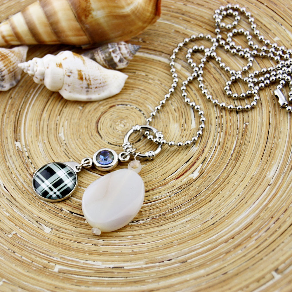 Lange ketting Cotton Checkered