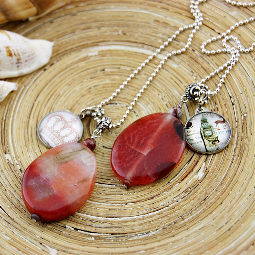 Lange ketting Coral Big Ben