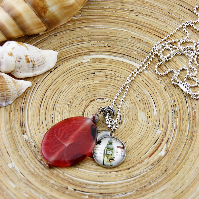 Lange ketting Coral Big Ben