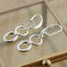 Oorbellen Double Full Loop Silver