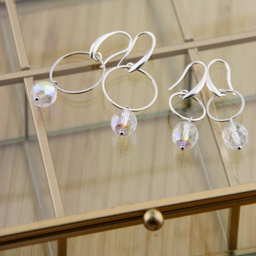 Oorbellen Loops Crystal Big