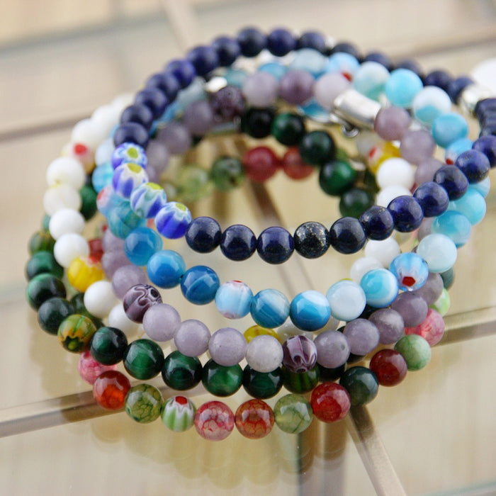 Armband BoHo Gemstones Midnight Blue
