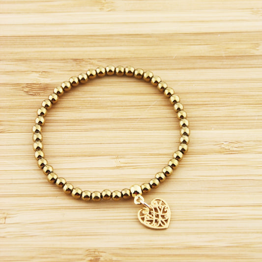 Armband hart van goud