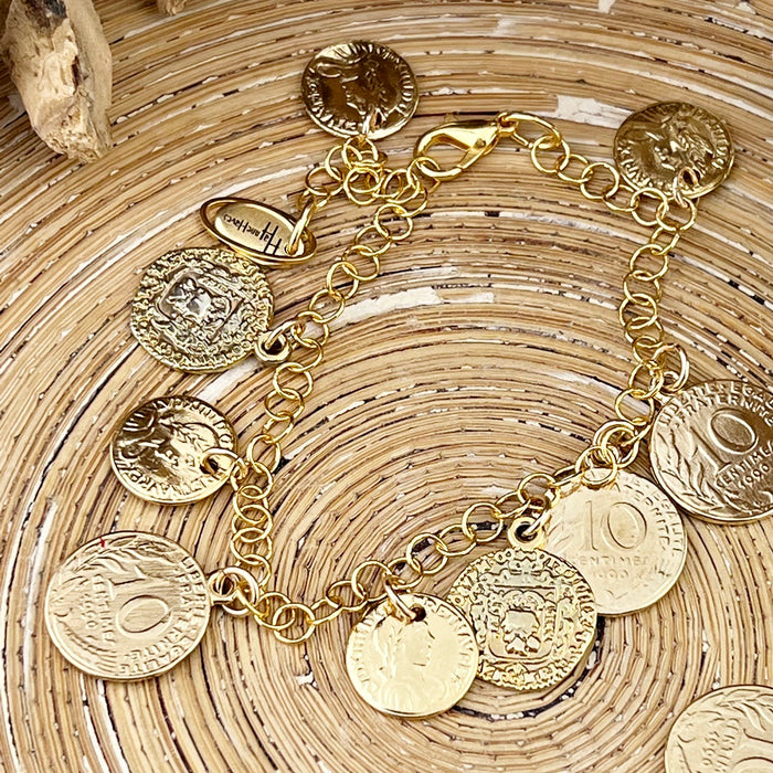 Armband Coins for Good Luck