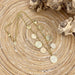 Coins ketting met muntjes in goud