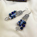 Oorbellen Delfts Blauw Bohemian