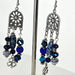 Oorbellen Delfts Blauw Bohemian