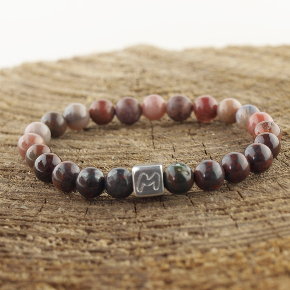 Natuursteenarmband Pau