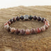 Natuursteenarmband Pau