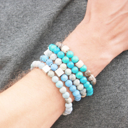 Natuursteenarmband Fernando