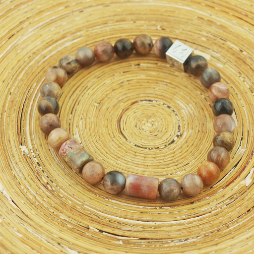 Natuursteenarmband Tube Montae
