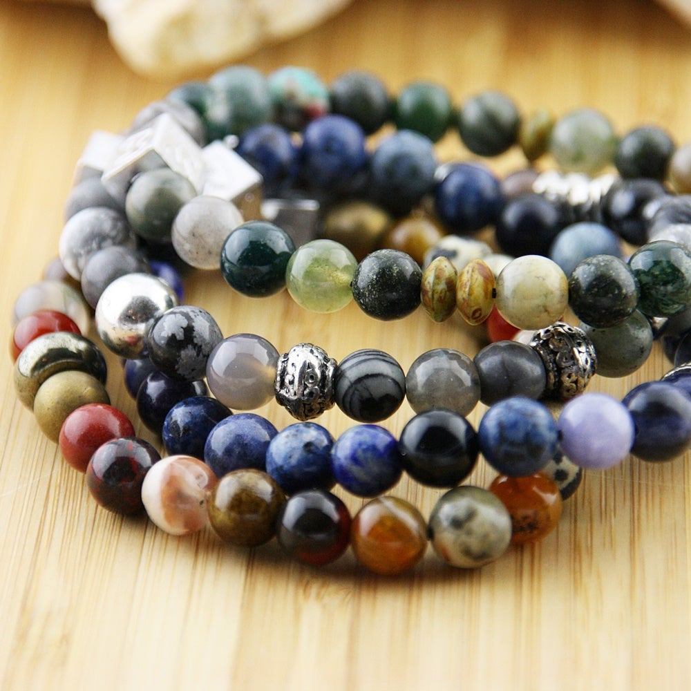 Natuursteenarmband Nature Stones Water