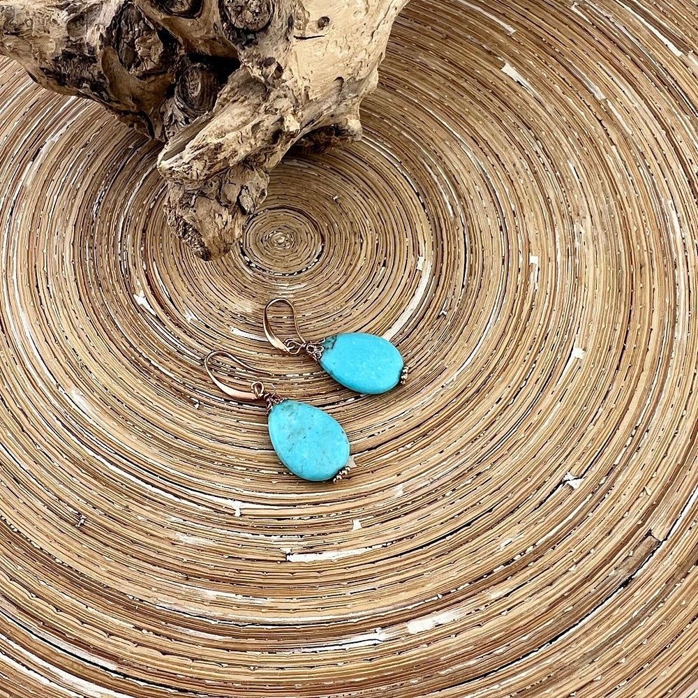 Oorbellen Turquoise Drops