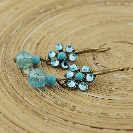 Oorbellen Flor de Cobre