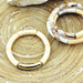 Armband Tube Beige Gold