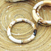 Armband Tube Beige Gold
