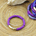 Armband Tube Purple Gold