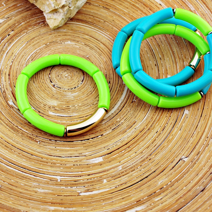 Armband Tube Spring Gold