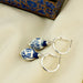 Oorbellen Delfs Blauw Flowers