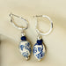 Oorbellen Delfs Blauw Flowers