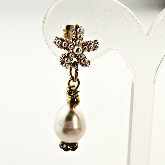 Oorbellen Pearl Starfish