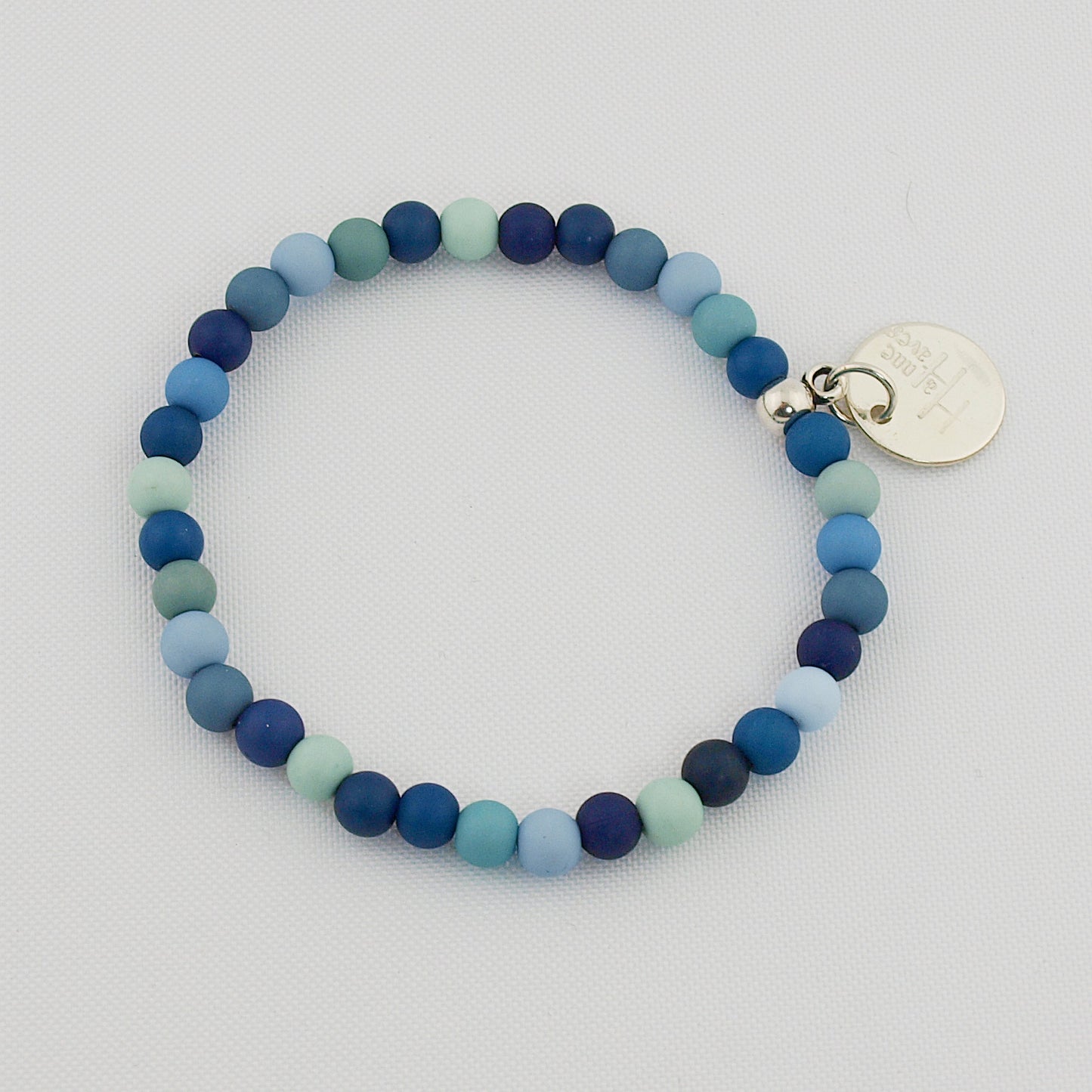 Spring set armbanden Blue Silver