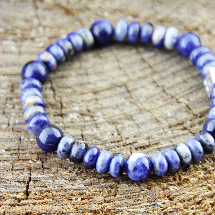 Natuursteenarmband Diego