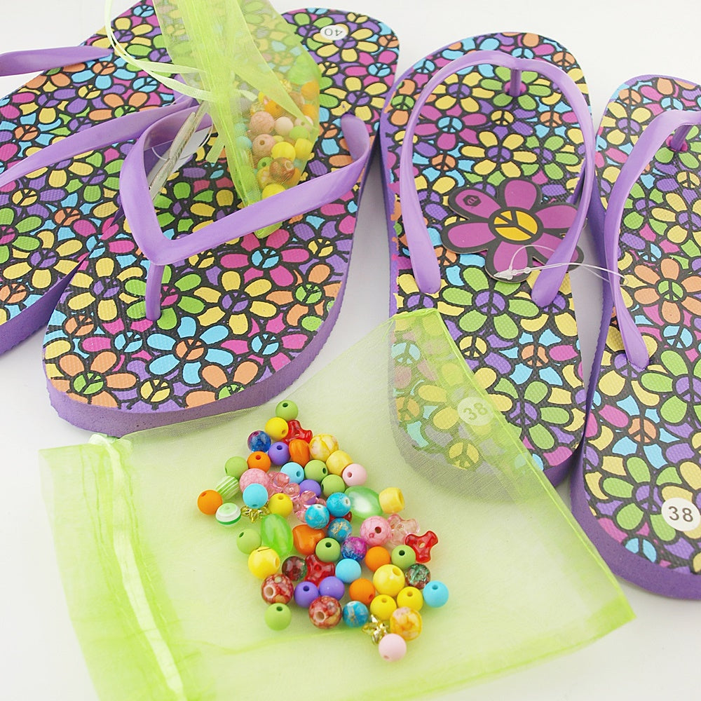 Teenslippers: Flower Power DIY