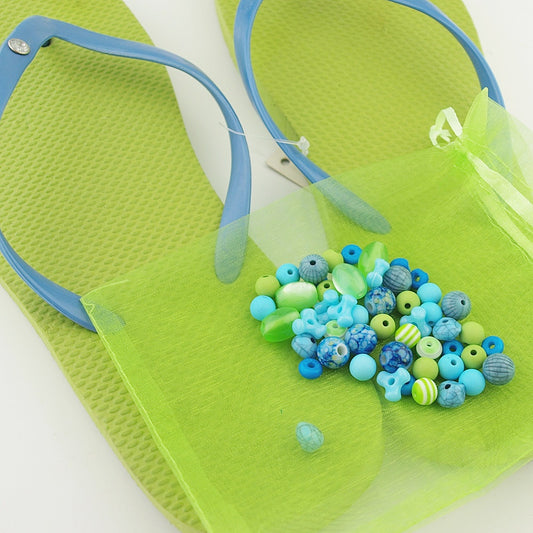 Teenslippers: Green DIY