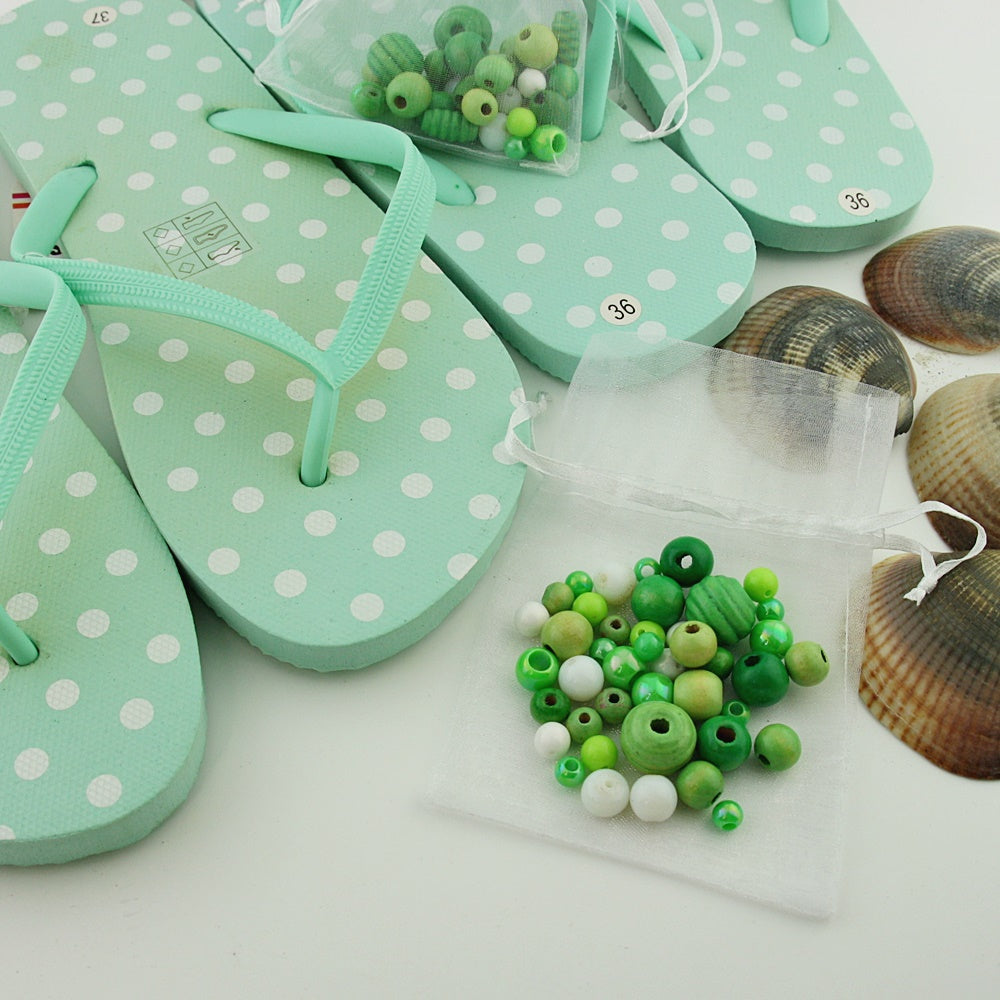 Teenslippers: Minty Stip DIY