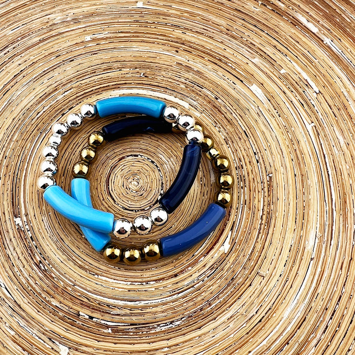 Armbanden Tube mix Blue